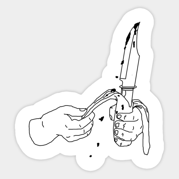 630x630 Banana Knife - Banana Line Drawing