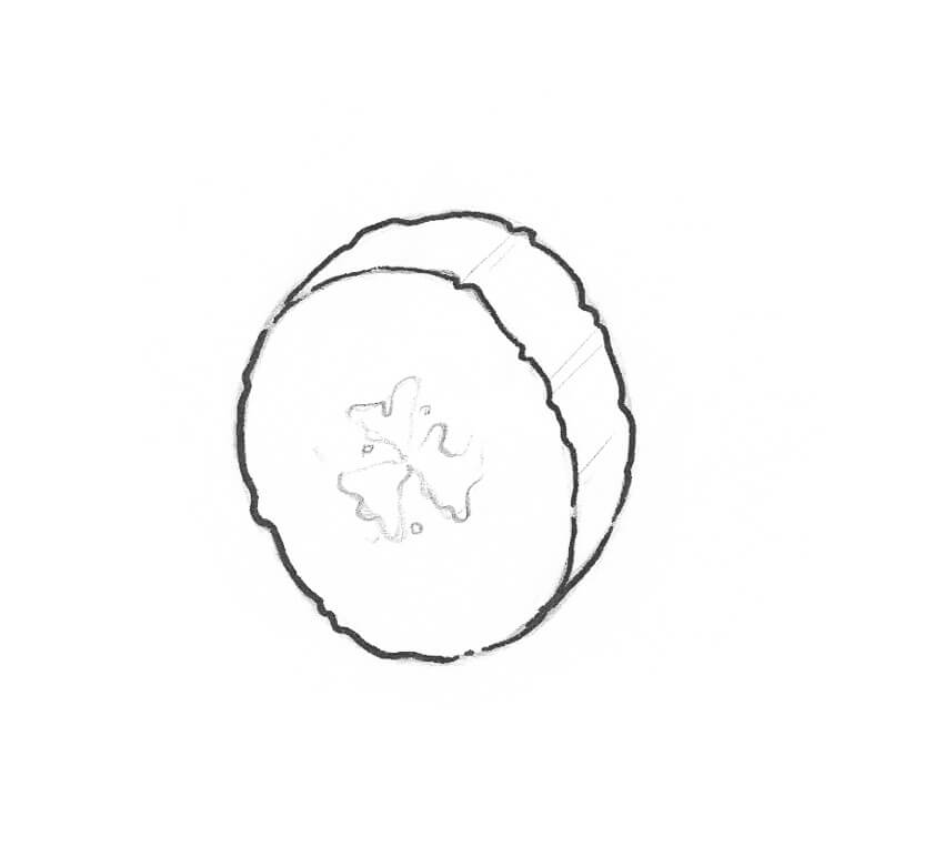 850x763 How To Draw A Banana - Banana Line Drawing