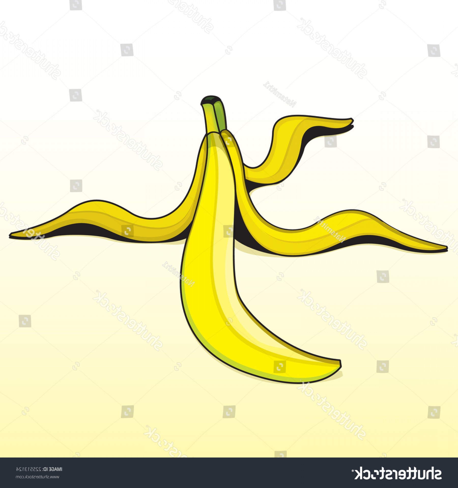 Нарисовать шкурку от банана