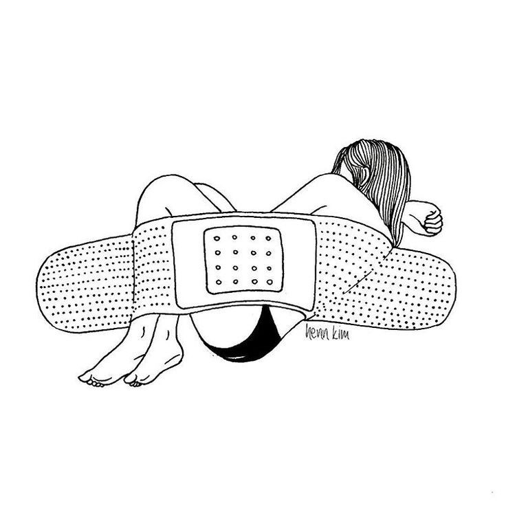 736x736 insta vulnerable the social media band aid emily eymundson medium - Band Aid Drawing