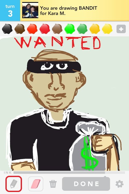 500x750 bandit drawings - Bandit Drawing