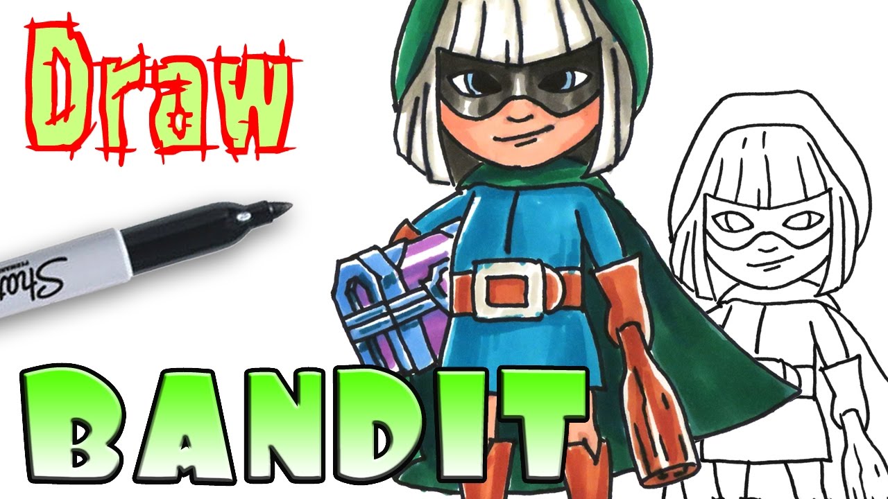 1280x720 draw the bandit - Bandit Drawing