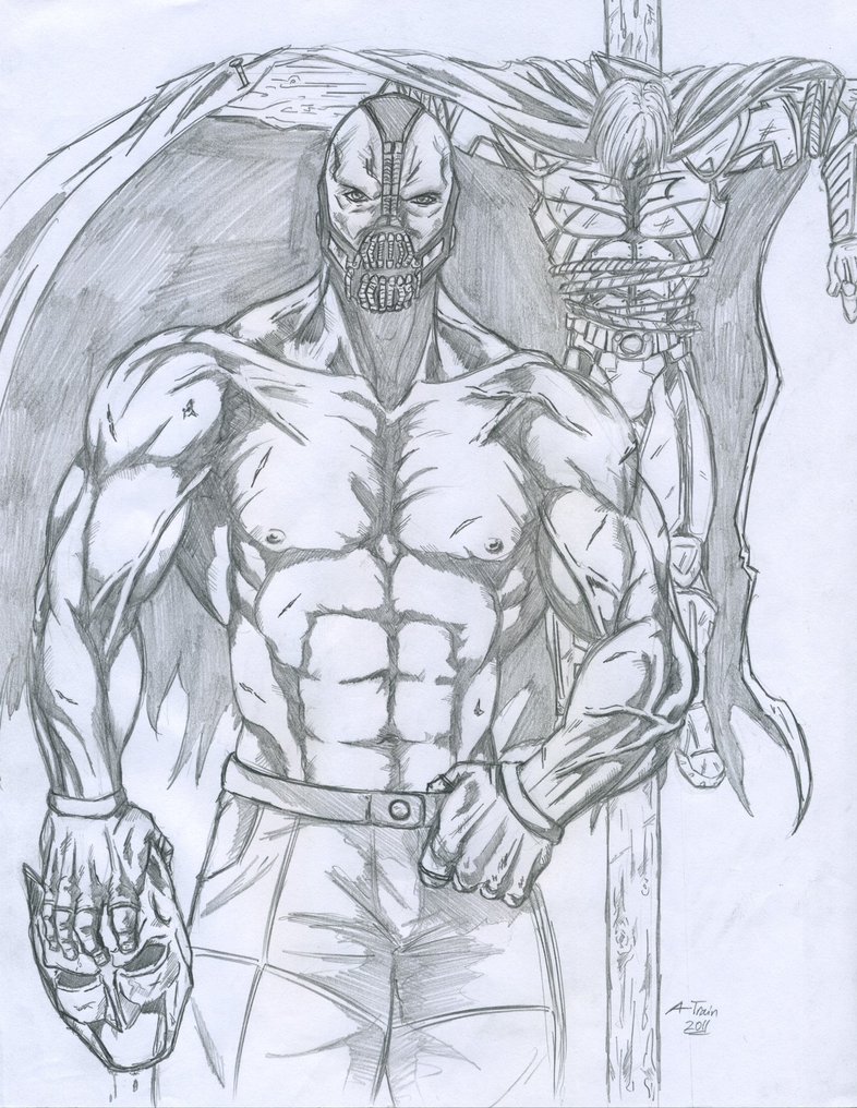786x1016 Bane Drawing Picture Drawing Skill - Bane Drawing