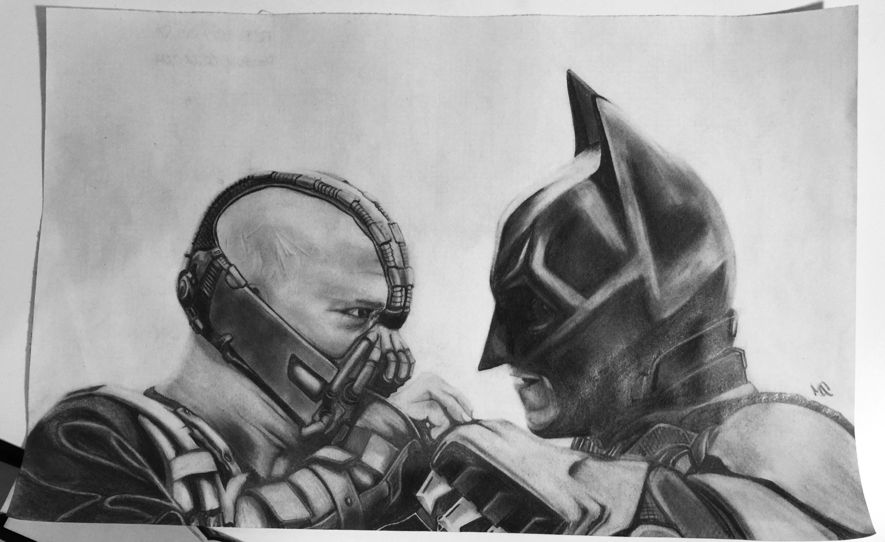 3024x1854 my bane batman drawing from dark knight rises batman - Bane Drawing
