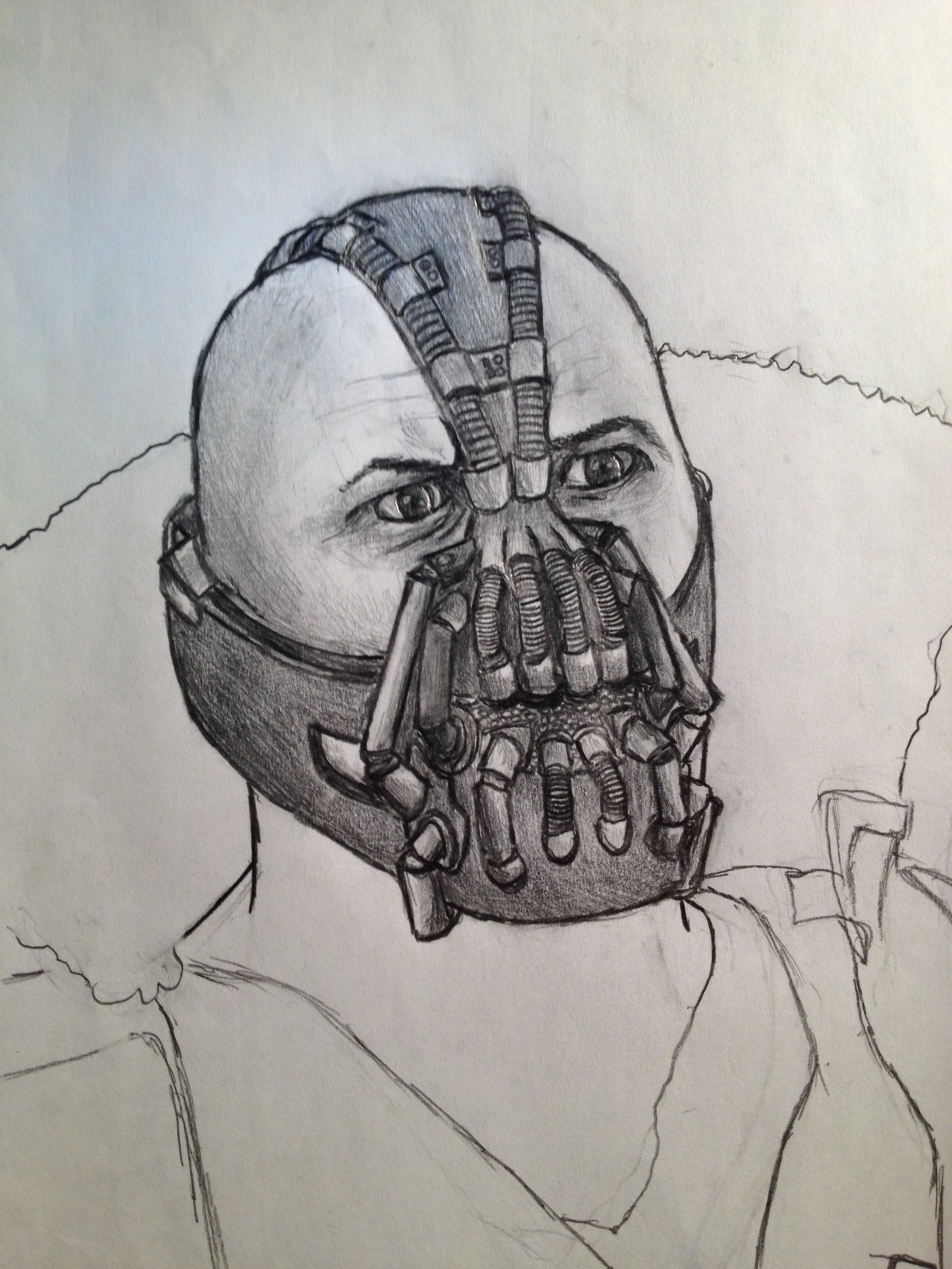 1224x1632 My Ongoing Bane Drawing What Do You Guys Think - Bane Drawing