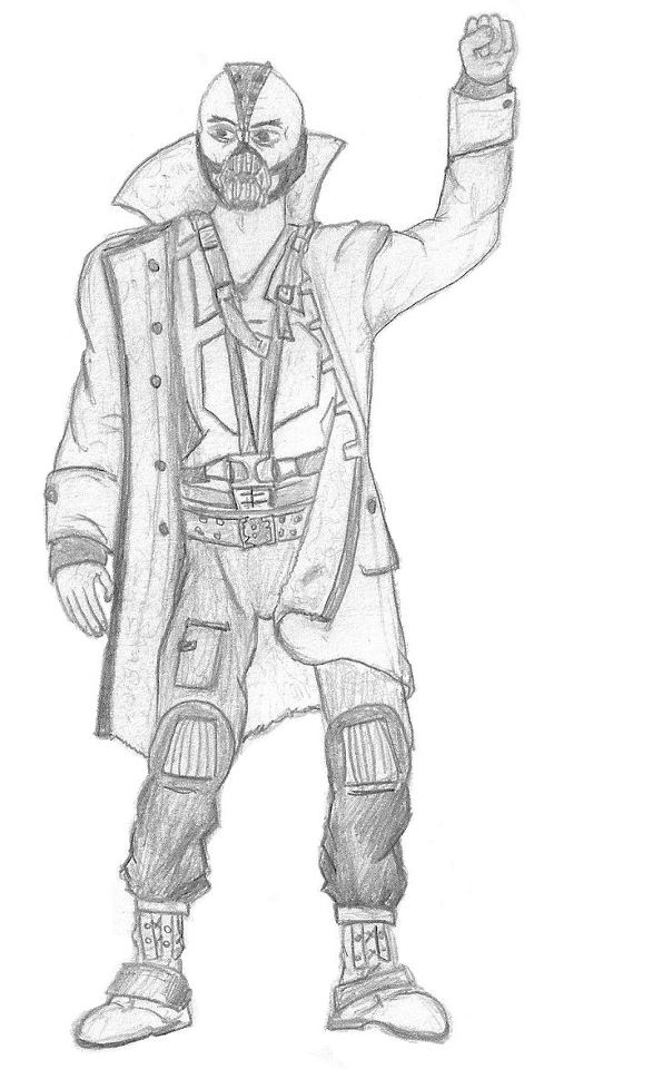 587x960 Bane Drawing - Bane Drawing