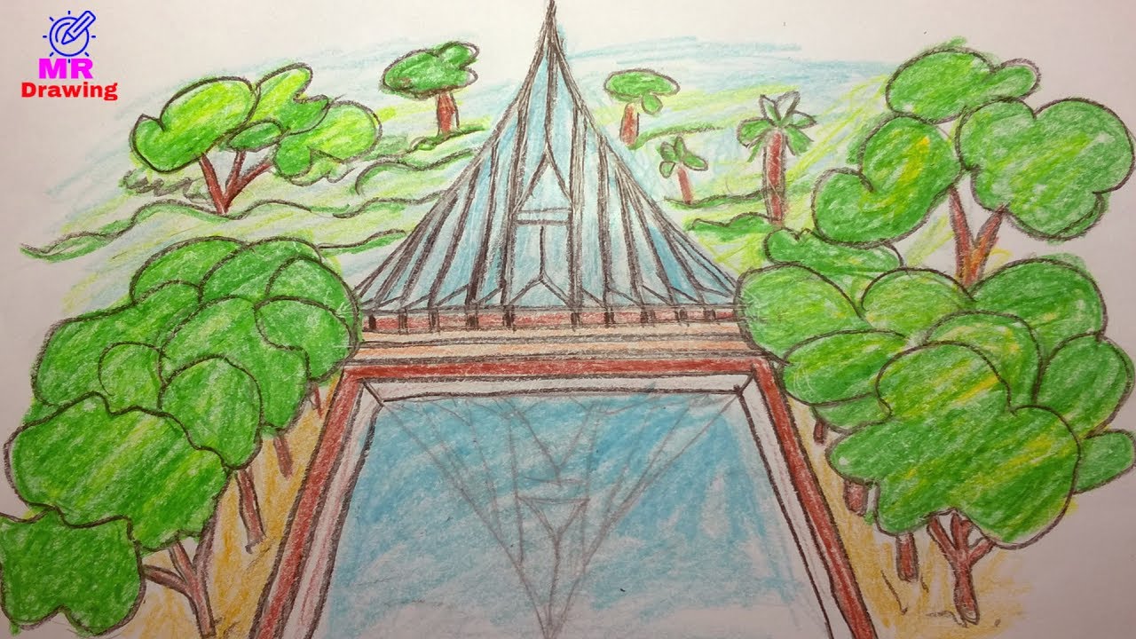 1280x720 how to draw monuments of bangladesh step - Bangladesh Drawing