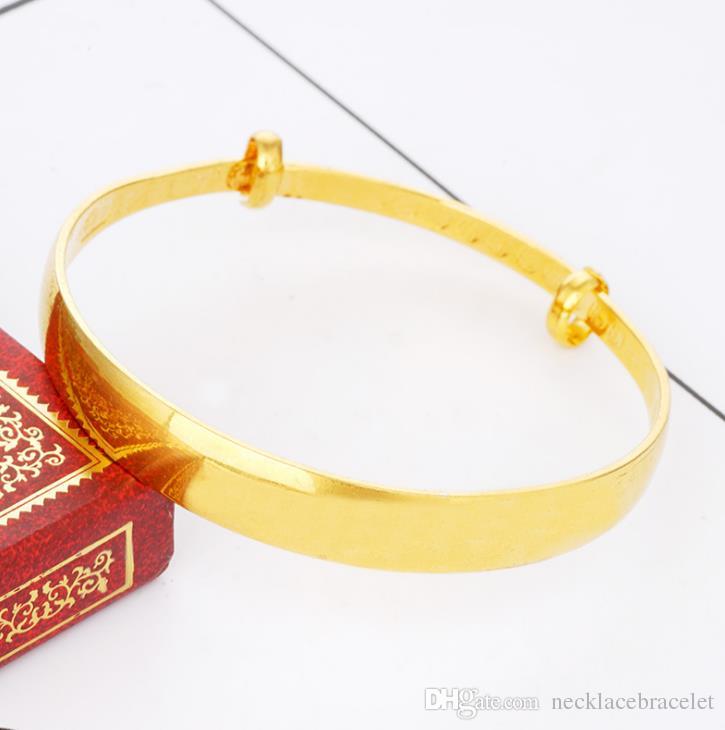 725x730 brass plate gold push and pull wire drawing bracelet - Bangles Drawing