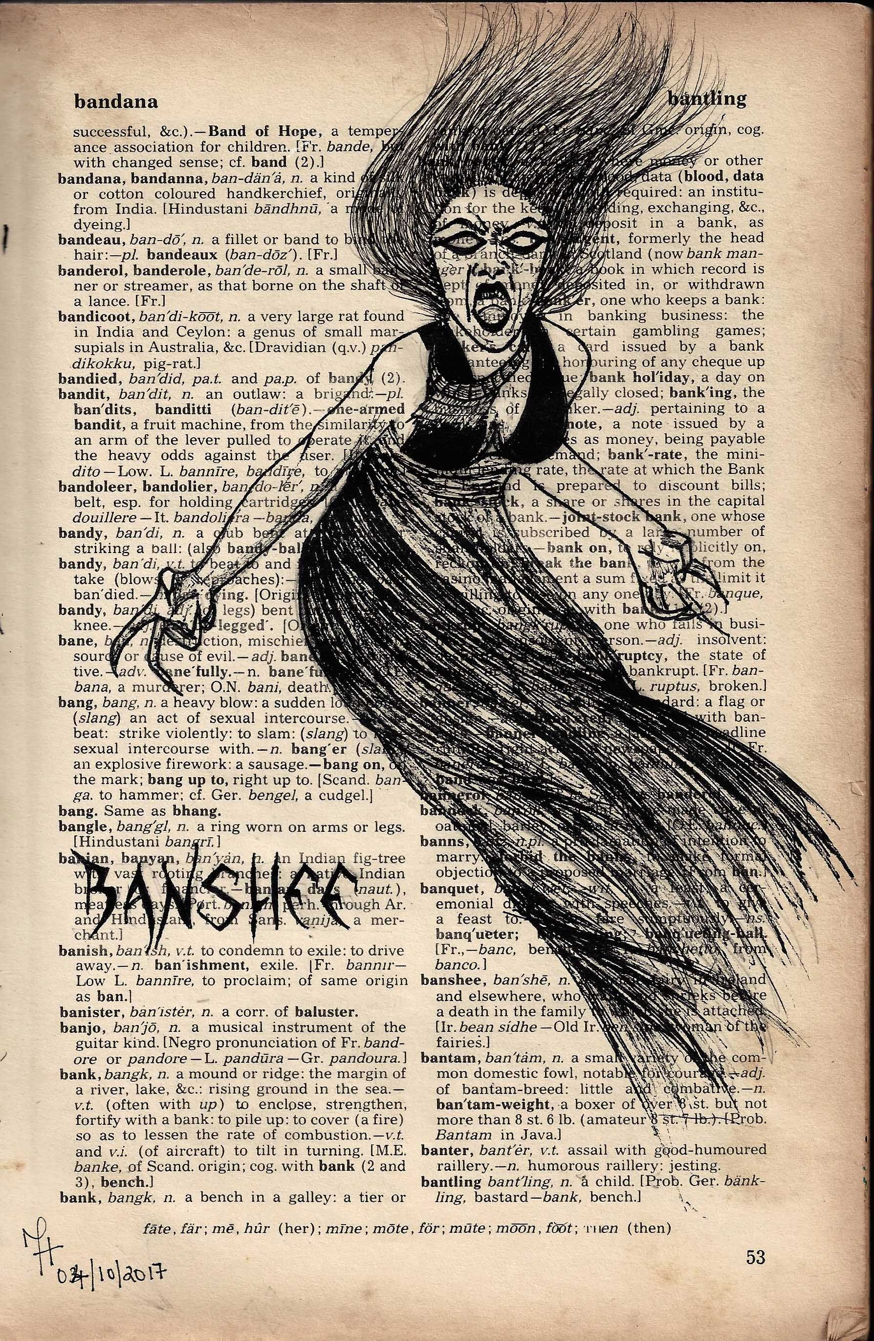 Banshee Drawing at PaintingValley.com | Explore collection of Banshee ...