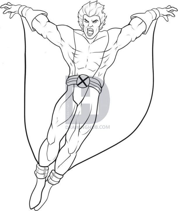 610x720 How To Draw Banshee, Step - Banshee Drawing