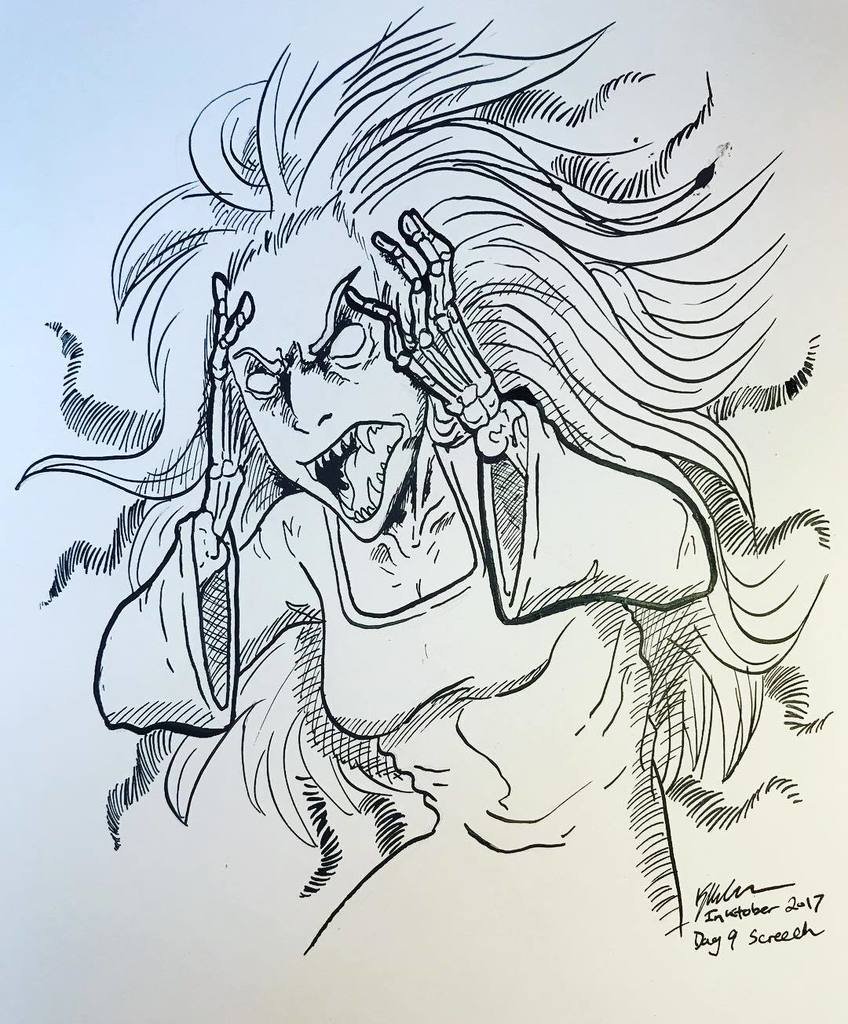 848x1024 Katelyn Mccaigue On Twitter - Banshee Drawing