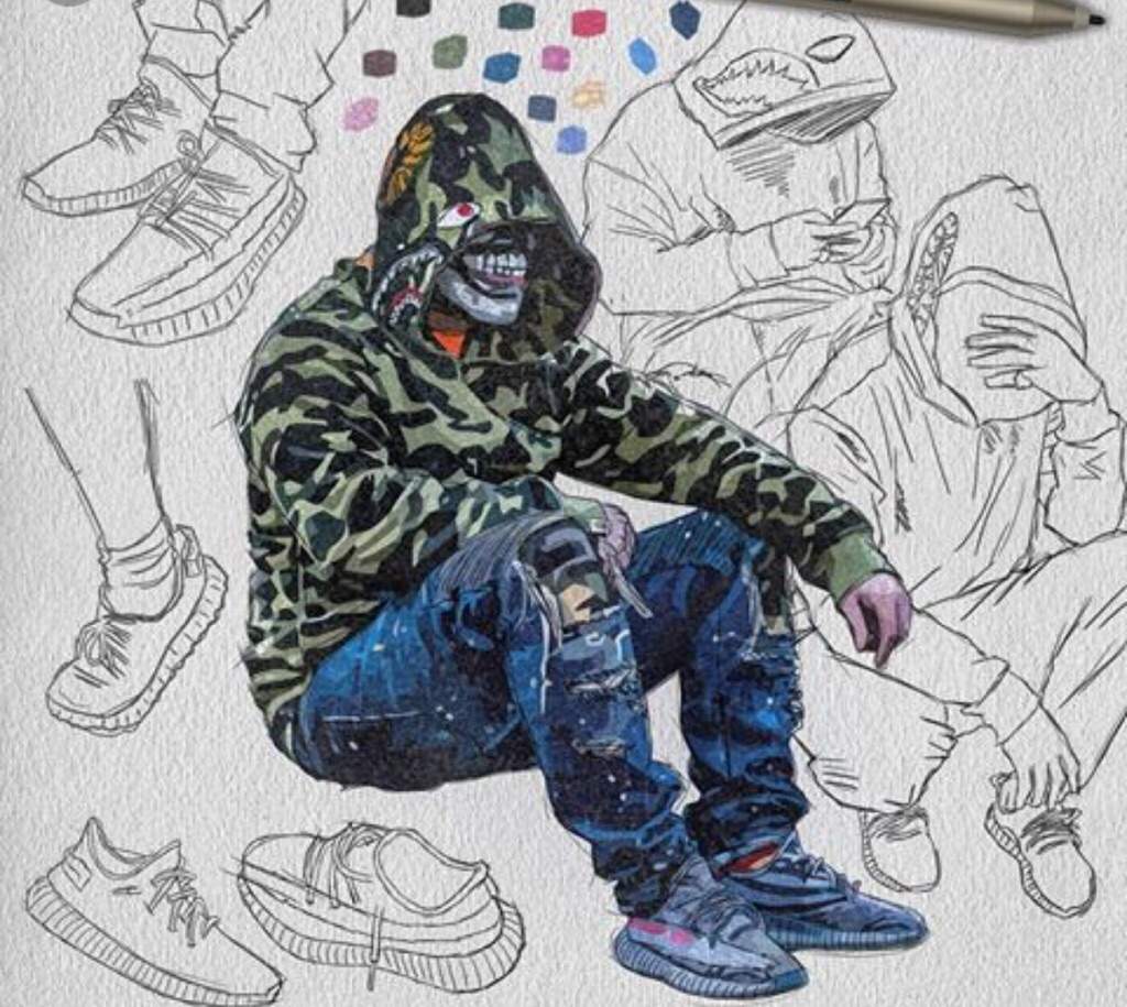 Bape Drawing at PaintingValley.com | Explore collection of Bape Drawing