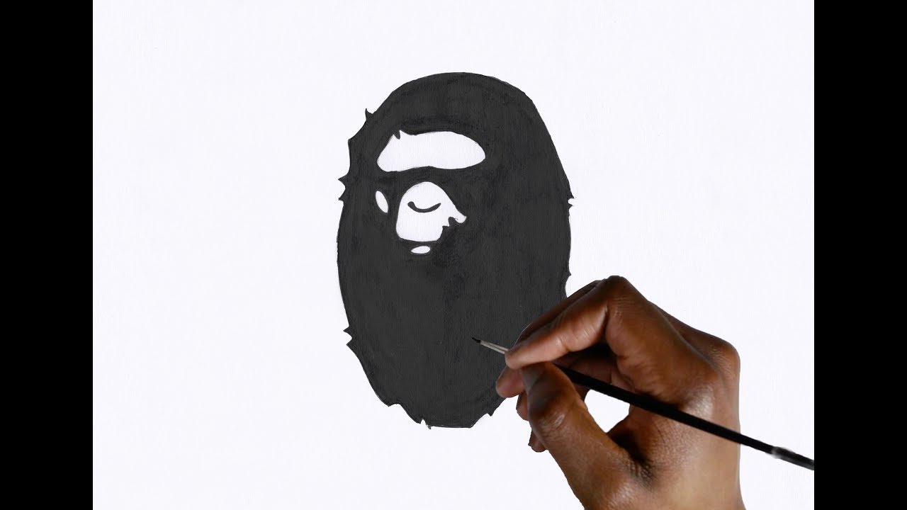 1280x720 How To Draw The Bape Logo ! - Bape Drawing