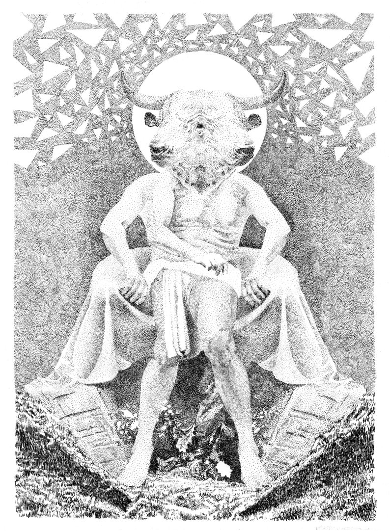 794x1082 baphomet drawing minotaur figure hermetic drawing alchemy etsy - Baphomet Drawing