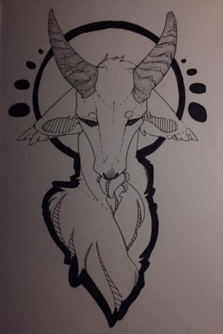 320x479 Baphomet Drawings On Paigeeworld Pictures Of Baphomet - Baphomet Drawing