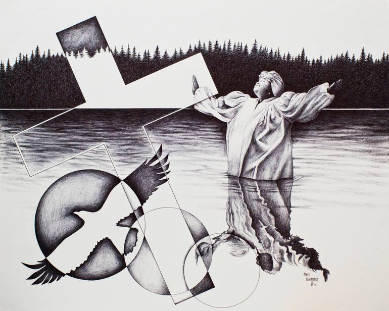 770x616 baptism drawing - Baptism Drawing