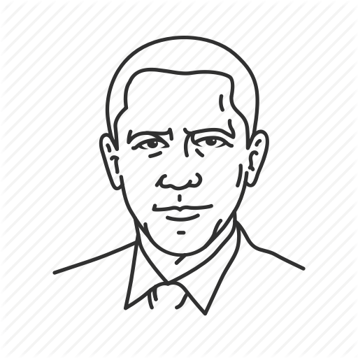 512x512 barack obama, fourty fourth president, president, usa icon - Barack Obama Drawing