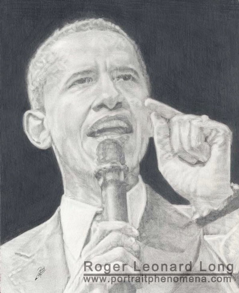794x973 president barack obama portrait drawing print graphite etsy - Barack Obama Drawing