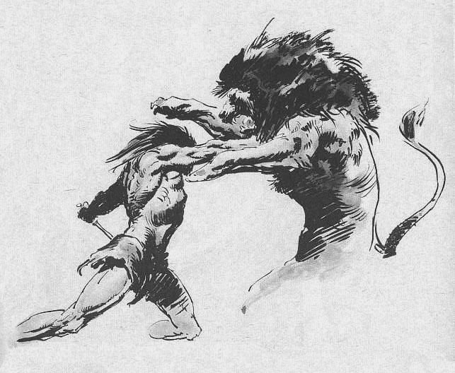 643x528 conan the barbarian john buscema the lost drawings click - Barbarian Drawing