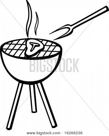 376x470 barbecue drawing - Barbecue Drawing