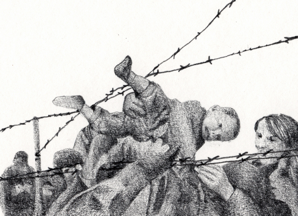 600x434 the barbed wire identification encyclopedia evamarie lindahl - Barbed Wire Drawing