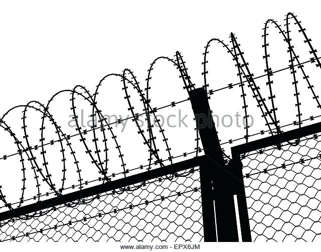 640x503 fence drawing barbed wire clip art barbed wire fence drawing - Barbed Wire Fence Drawing