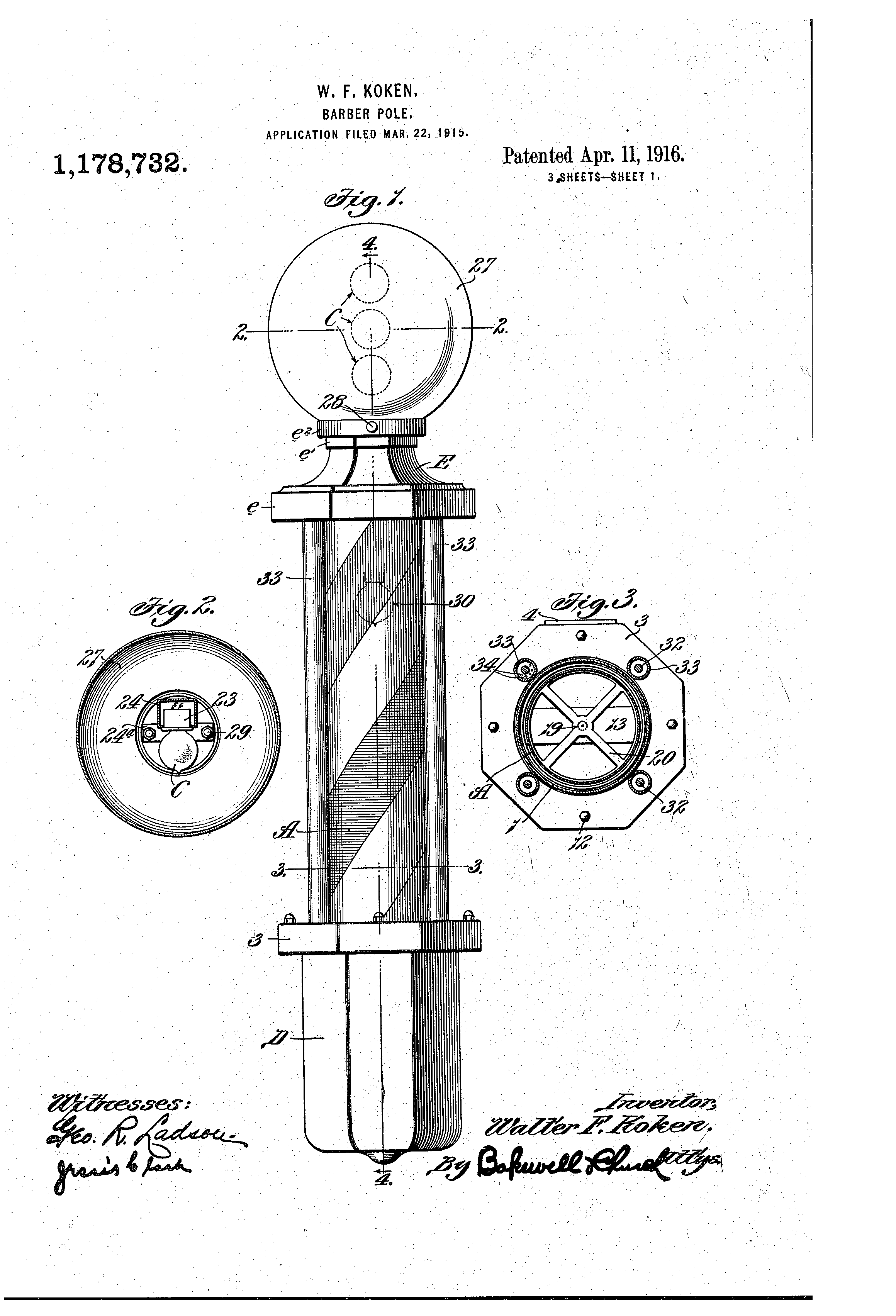2320x3408 Patent - Barber Pole Drawing
