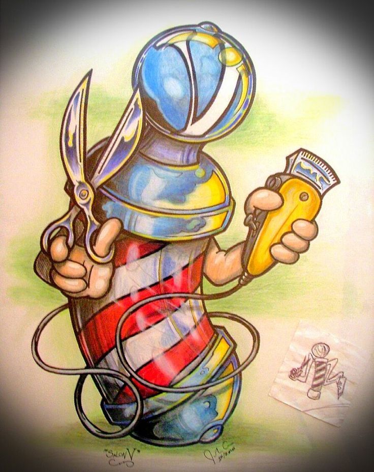 736x929 salon v barber pole - Barber Pole Drawing