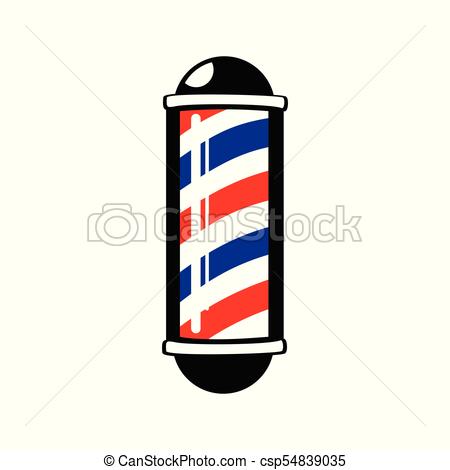 450x470 barber's pole stripes symbol vector graphic badge design - Barber Pole Drawing