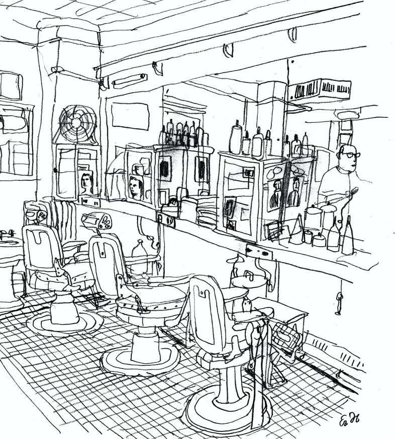 786x872 barber shop therapy el condor pasa medium - Barber Shop Drawing