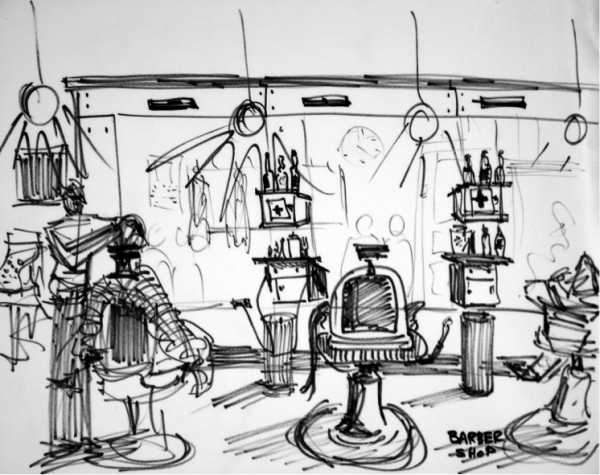 600x475 barber shop on telegraph hill - Barber Shop Drawing