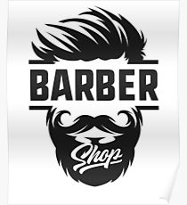 210x230 barber frame posters redbubble - Barber Shop Drawing
