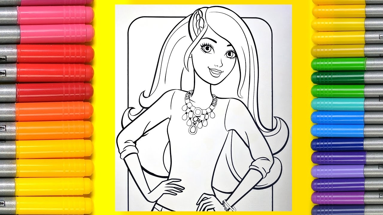 Barbie Drawing Book at PaintingValley.com | Explore collection of ...