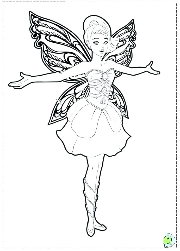 691x960 Coloring Printable Barbie Princess Coloring Pages For Kids - Barbie Drawing Book