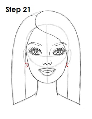 300x388 How To Draw Barbie - Barbie Drawing Pictures