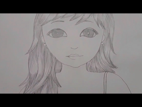 480x360 How To Draw Cute Barbie Doll Face - Barbie Face Drawing