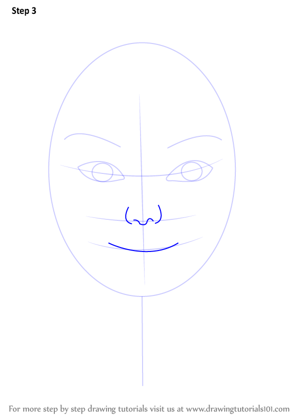 598x844 Learn How To Draw Barbie Face - Barbie Face Drawing