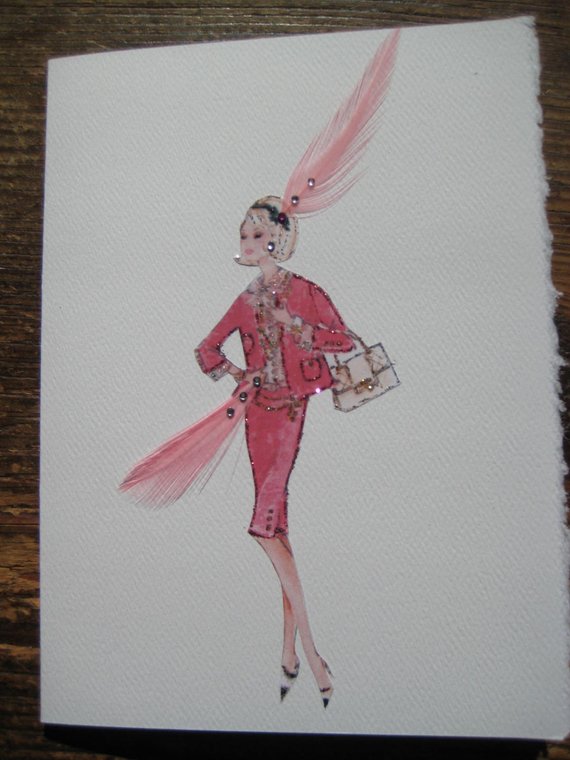 570x760 Barbie Fashion Illustration Vintagebarbie In Etsy - Barbie Fashion Drawing