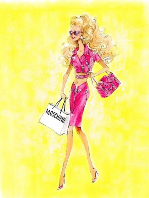503x666 Fashion Illustration Hey Doll! - Barbie Fashion Drawing