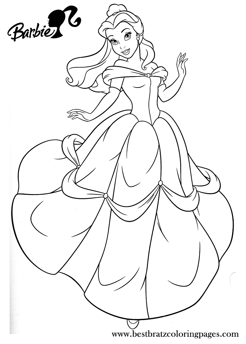 800x1120 barbie princess coloring pages bratz coloring pages coloring - Barbie Princess Drawing