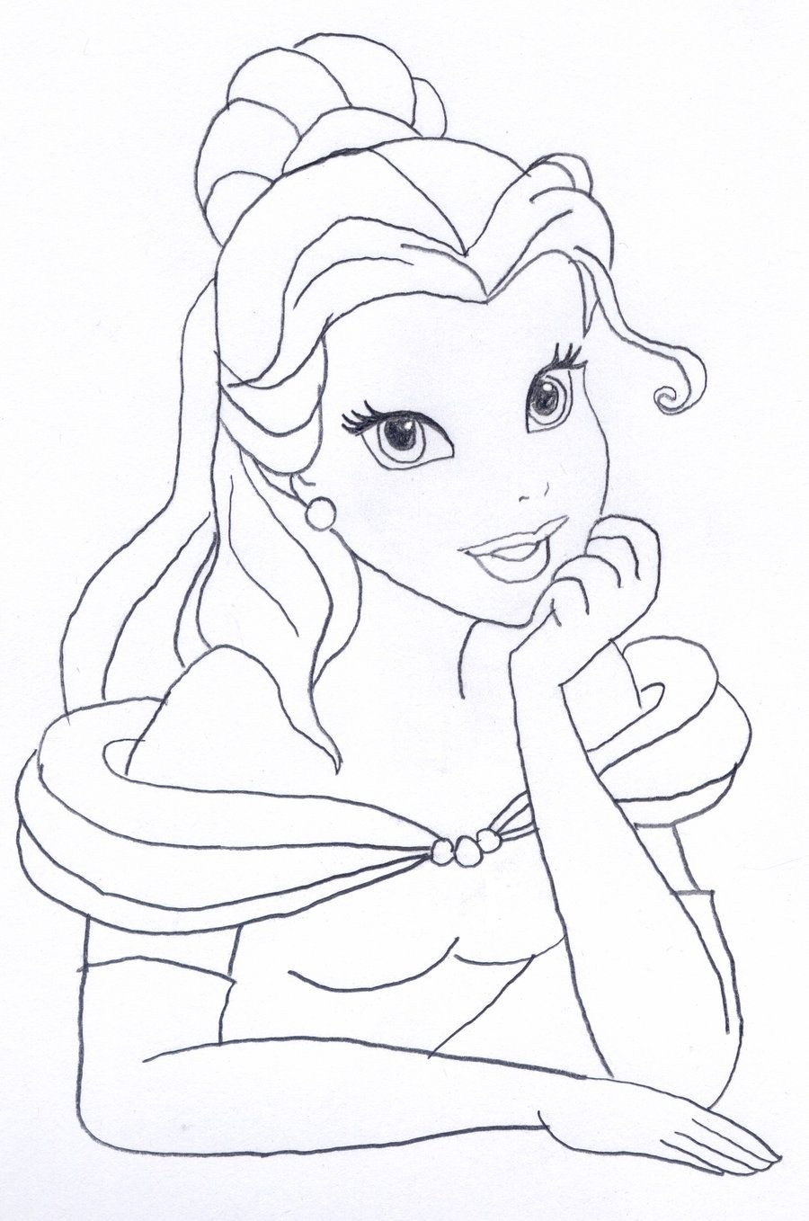 Barbie Princess Drawing At Paintingvalley Com Explore Collection