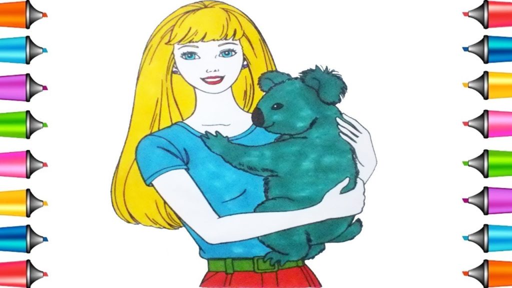 1024x576 Learn To Draw Barbie Princess Drawing Pages For Kids Coloring Book - Barbie Princess Drawing