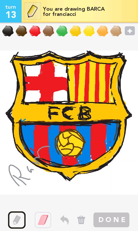480x800 how to draw barcelona logos - Barcelona Drawing