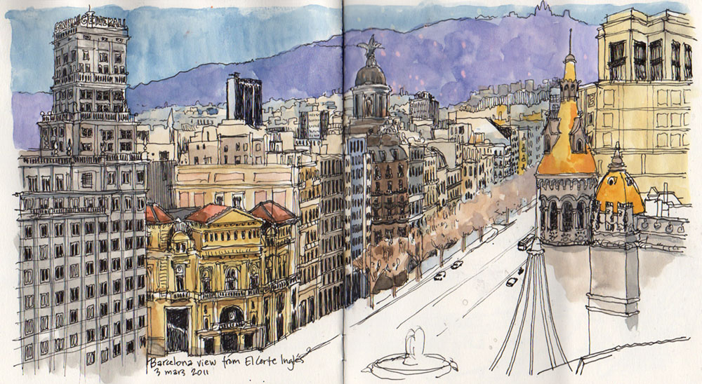 1000x548 nina johansson blog archive barcelona viii - Barcelona Drawing