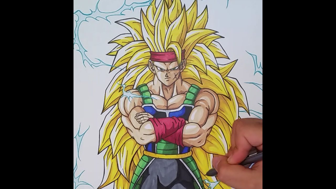 1280x720 drawing bardock super saiyan dragonball z tolgart - Bardock Drawing