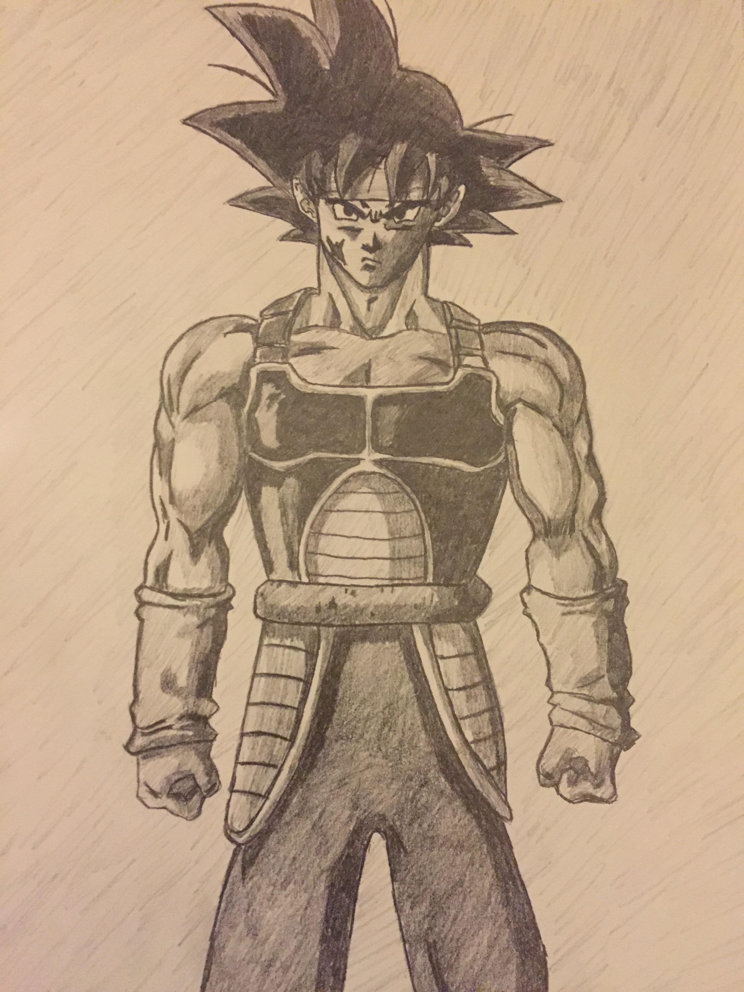 2448x3264 My Bardock Drawing - Bardock Drawing