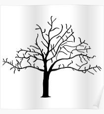 210x230 bare tree drawing posters redbubble - Bare Tree Drawing