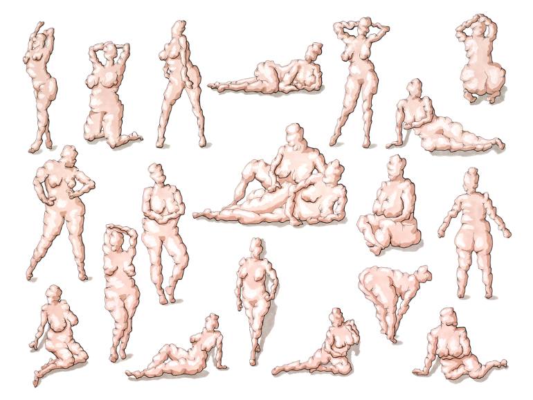 770x578 Dancing Barefoot Drawing - Barefoot Drawing