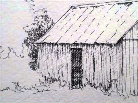 480x360 Barn Drawing - Barn Drawing