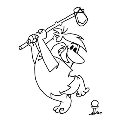 400x400 how to draw barney from the flinstones with easy step - Barney Drawing